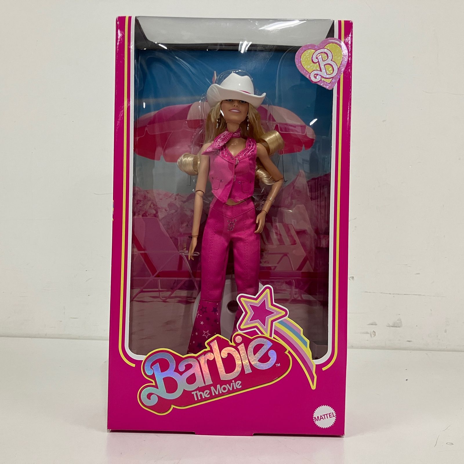 Mattel マテル Barbie the movie ピンクのウエスタン衣装 バービー人形