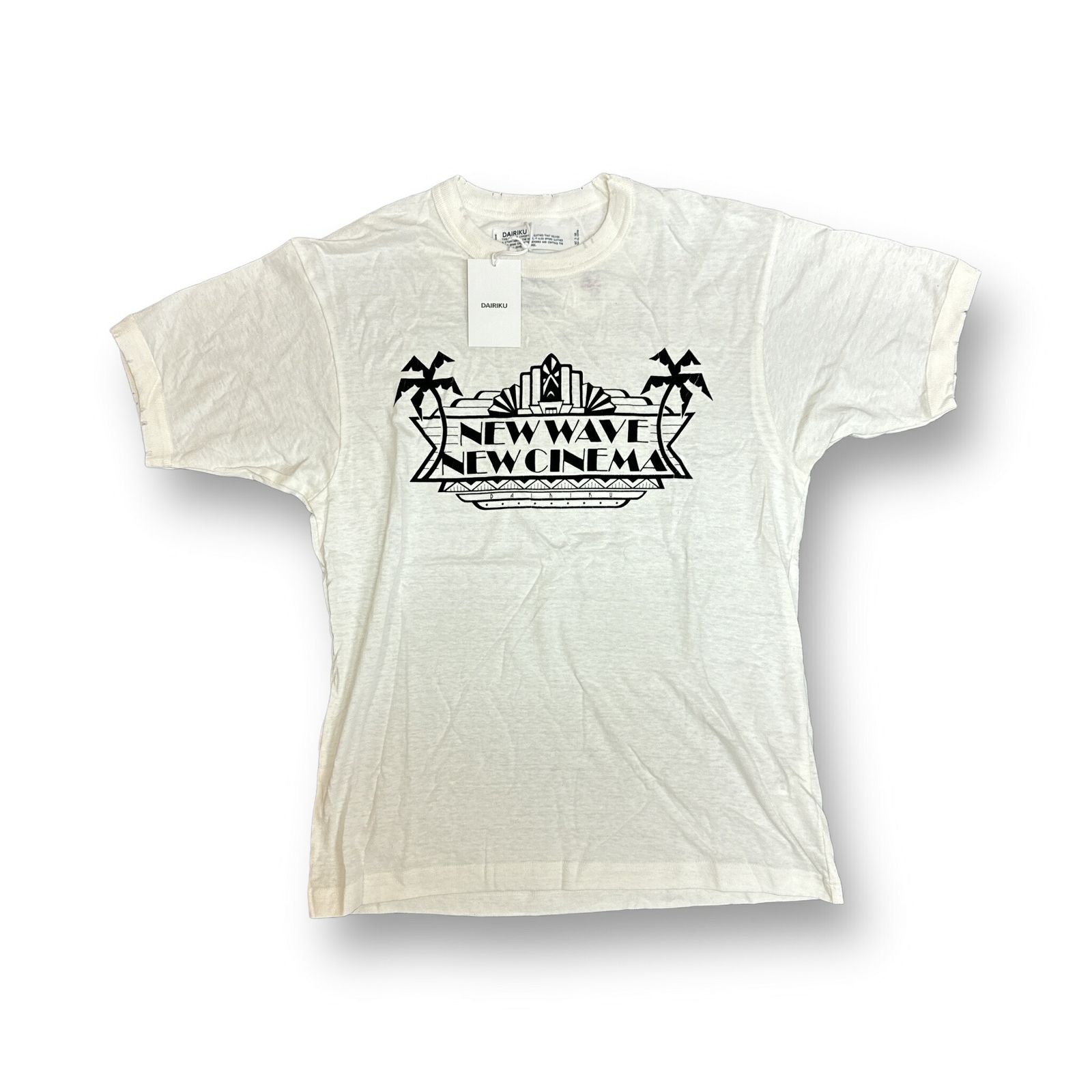 参考上代19800円 未使用 DAIRIKU 23SS New Trim Tee ニュートリムT 