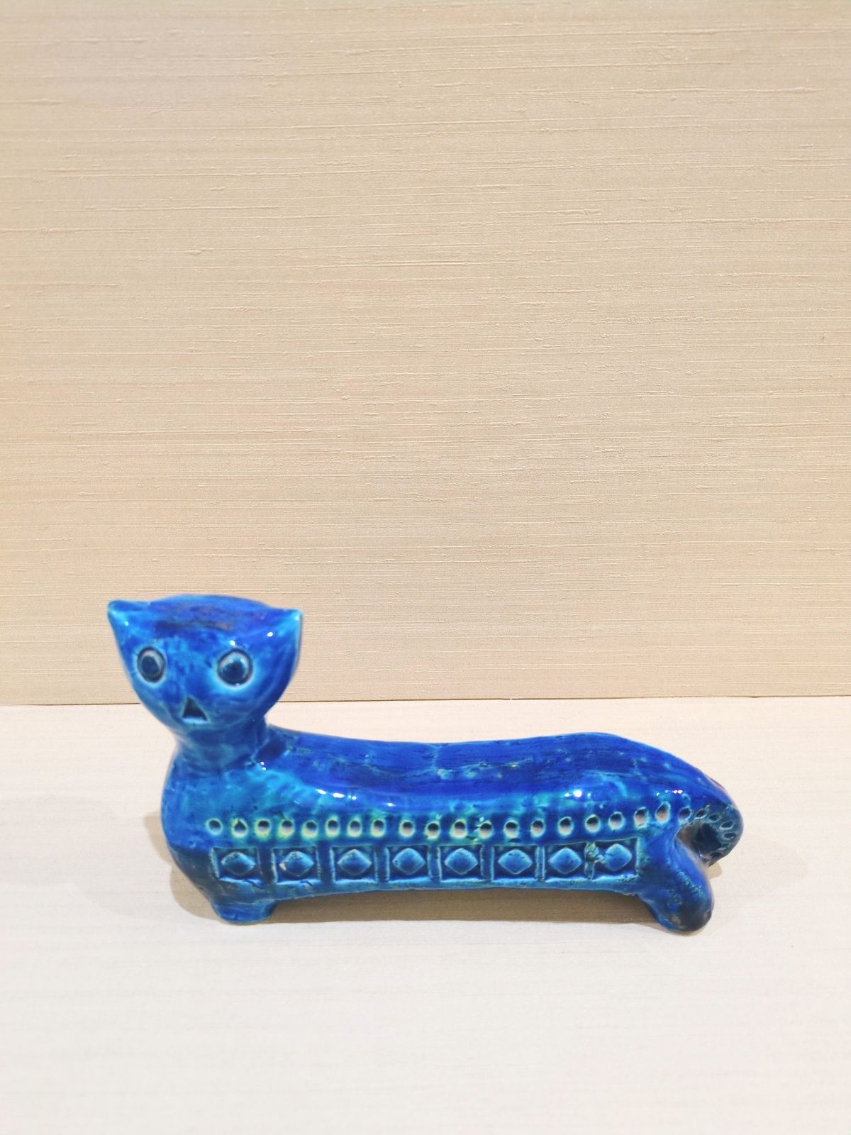 ビトッシ リミニブルー ネコのインテリアオブジェ - メルカリ