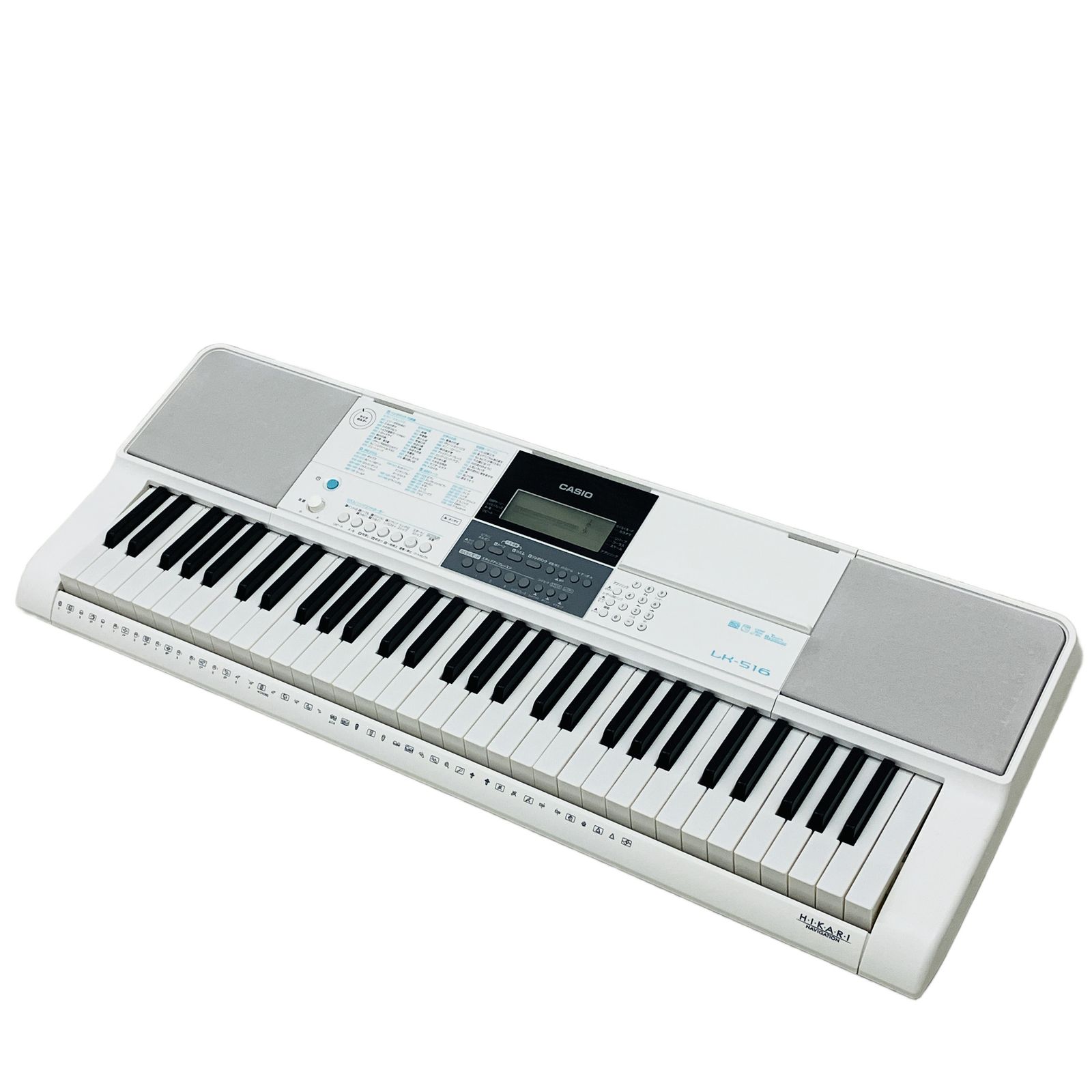 【週末SALE‼️】CASIO 光ナビゲーション LK-516 電子ピアノ61鍵 CASIO LK-516 電子キーボード 61鍵盤 光ナビゲーション 楽器 ホワイト