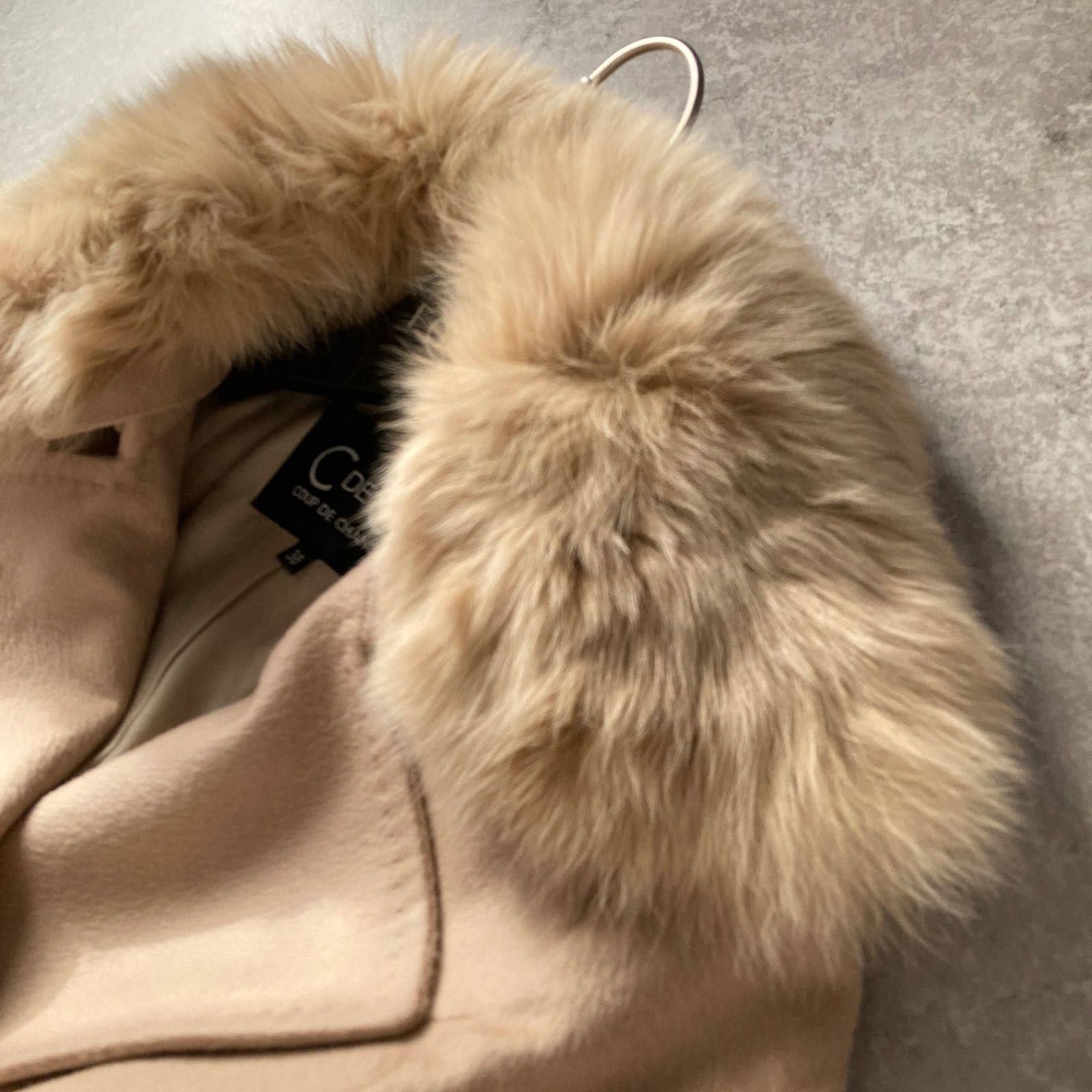 美品 クードシャンス COUP DE CHANCE ロングコート 上質 高級カシミヤ 