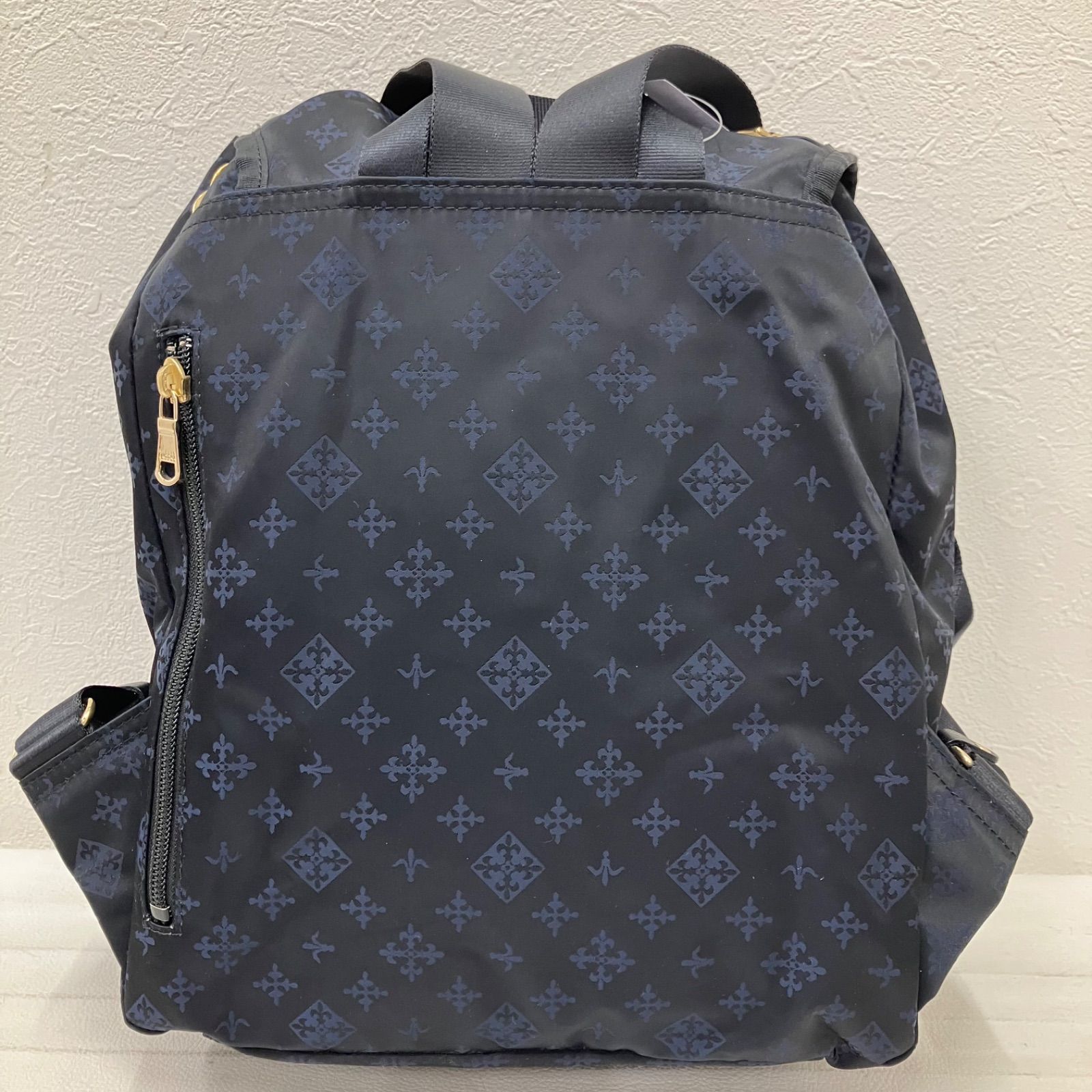 8624 russet ラシット リュックサック 巾着リュックサック ネイビー 紺