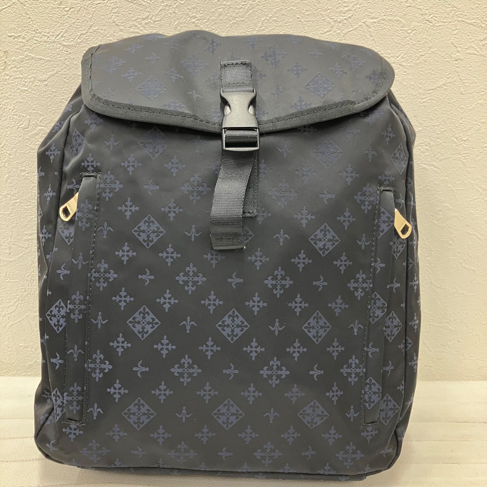 8624 russet ラシット リュックサック 巾着リュックサック ネイビー 紺