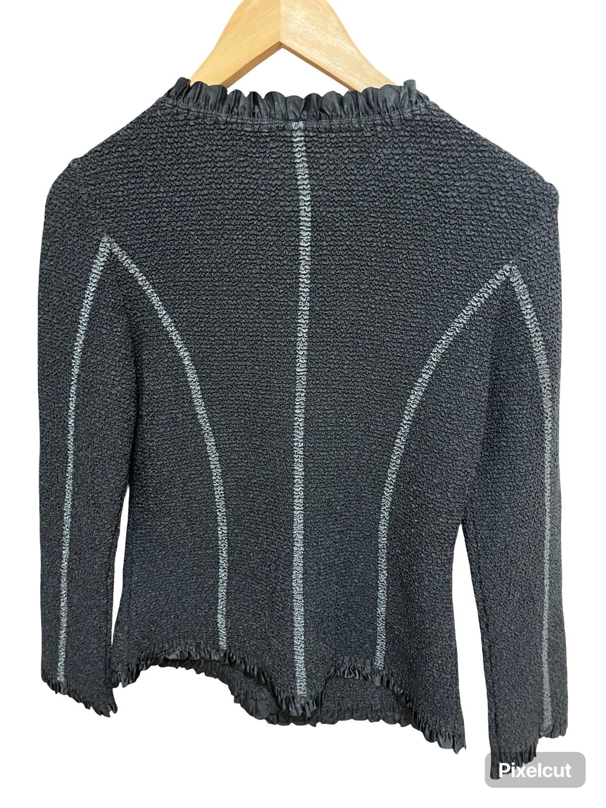 美品】NOKO OHNO ノコオーノ プリーツ カーディガン お花 パール