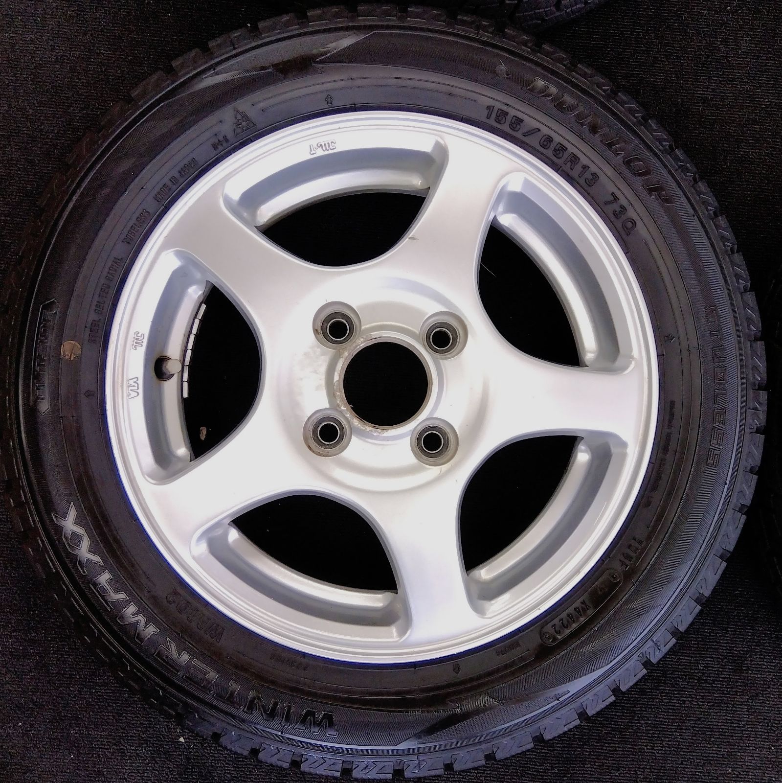 2021年バリ山！ダンロップ ウィンターマックス02 155/65R13軽自動車