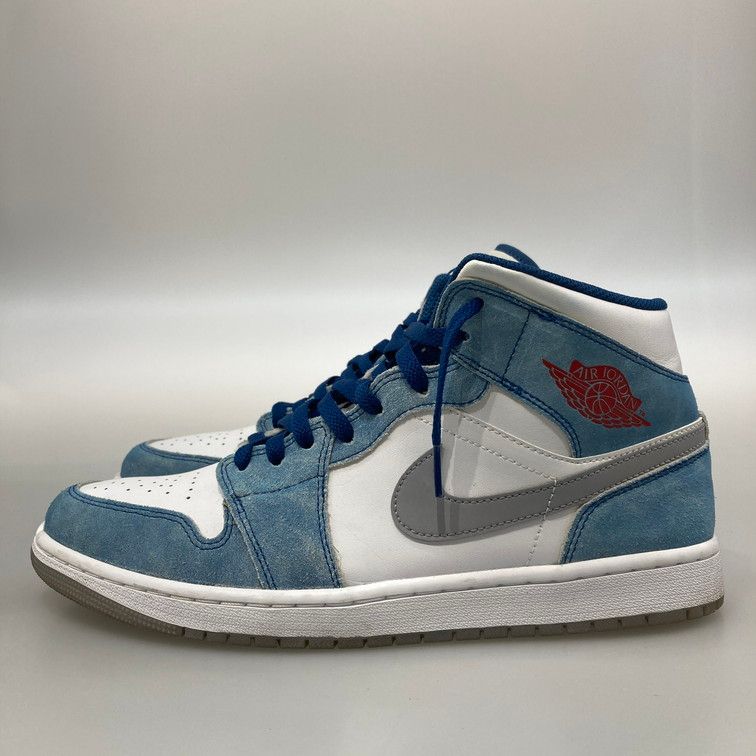 中古品】NIKE ナイキ DN3706-401 AIR JORDAN 1 MID SE WHITE HYPER