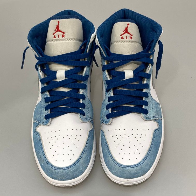 中古品】NIKE ナイキ DN3706-401 AIR JORDAN 1 MID SE WHITE HYPER