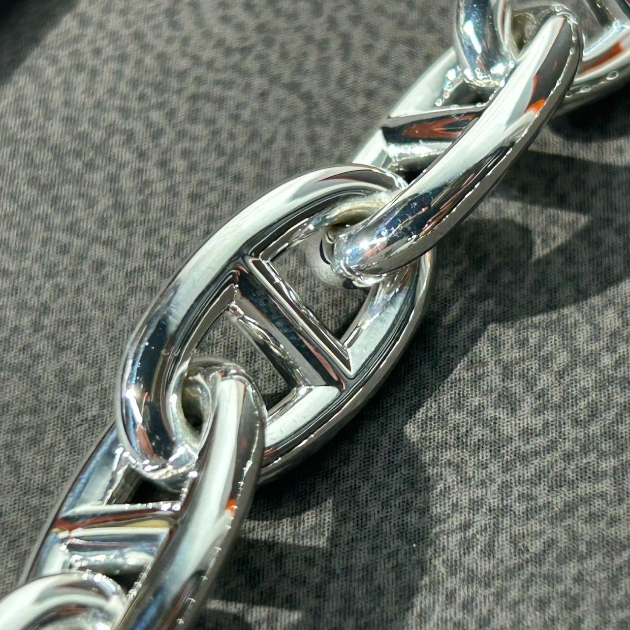 HERMES エルメス シェーヌダンクル GM ネックレス 32コマ シルバー925