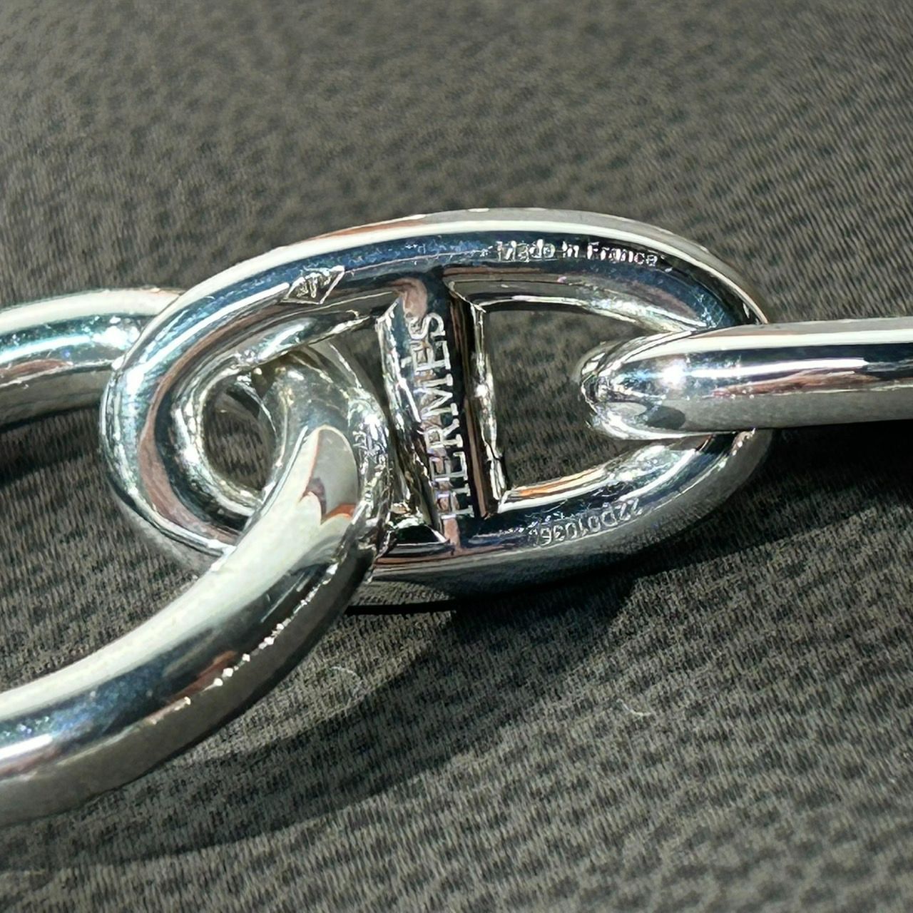 HERMES エルメス シェーヌダンクル GM ネックレス 32コマ シルバー925