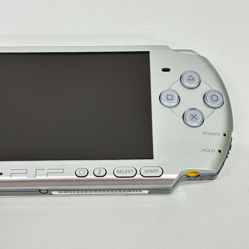  初期化済 動作品 SONY PlayStation Portable Silver PSP 3000 ソニー プレイステーションポータブル シルバー ゲーム機 本体 メモリースティック付き 2 5600 0120 本体(PSP) プレイステーションポータブル(PSP)