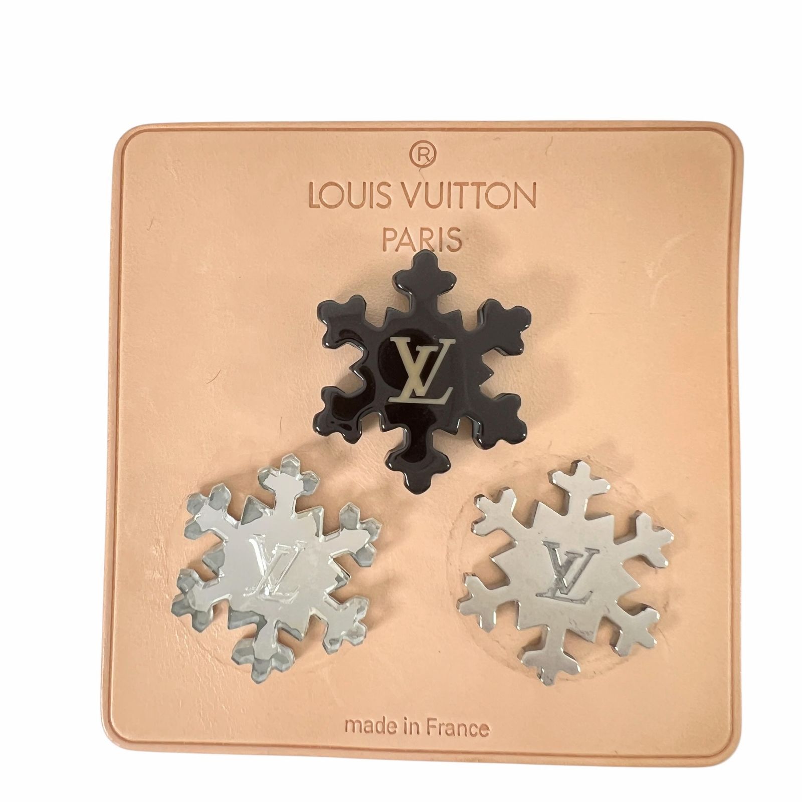 □ルイヴィトン□ピン□ブローチ□雪の結晶□スノーフレーク□k0051