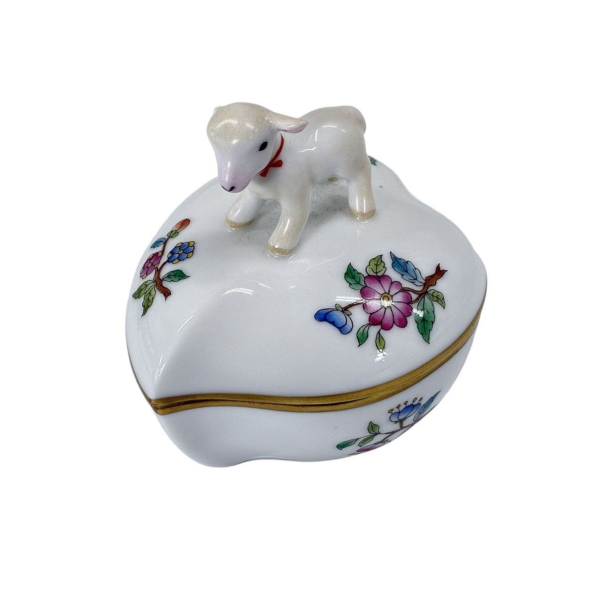 HEREND 6005-0-41 VA ヘレンド ボンボニエール 干支小筺 小物入れ 磁器