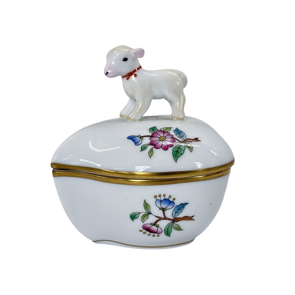 HEREND 6005-0-41 VA ヘレンド ボンボニエール 干支小筺 小物入れ 磁器