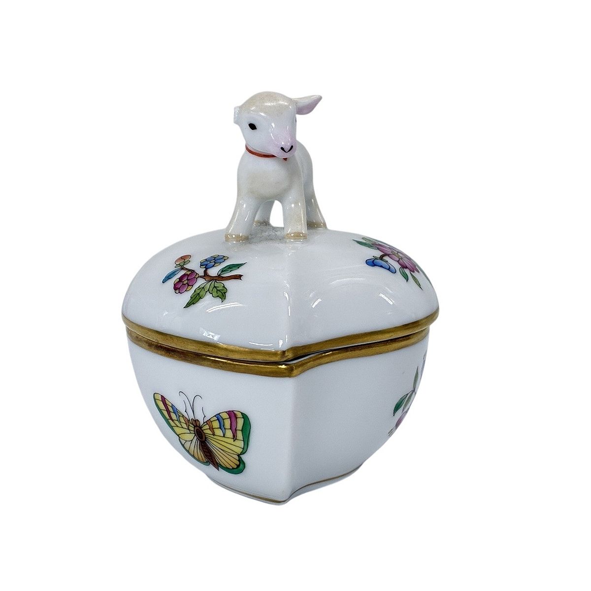 HEREND 6005-0-41 VA ヘレンド ボンボニエール 干支小筺 小物入れ 磁器