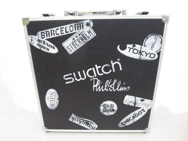 送料無料】☆希少☆SWATCH スウォッチ SUITCASE PHIL COLLINS 2003年