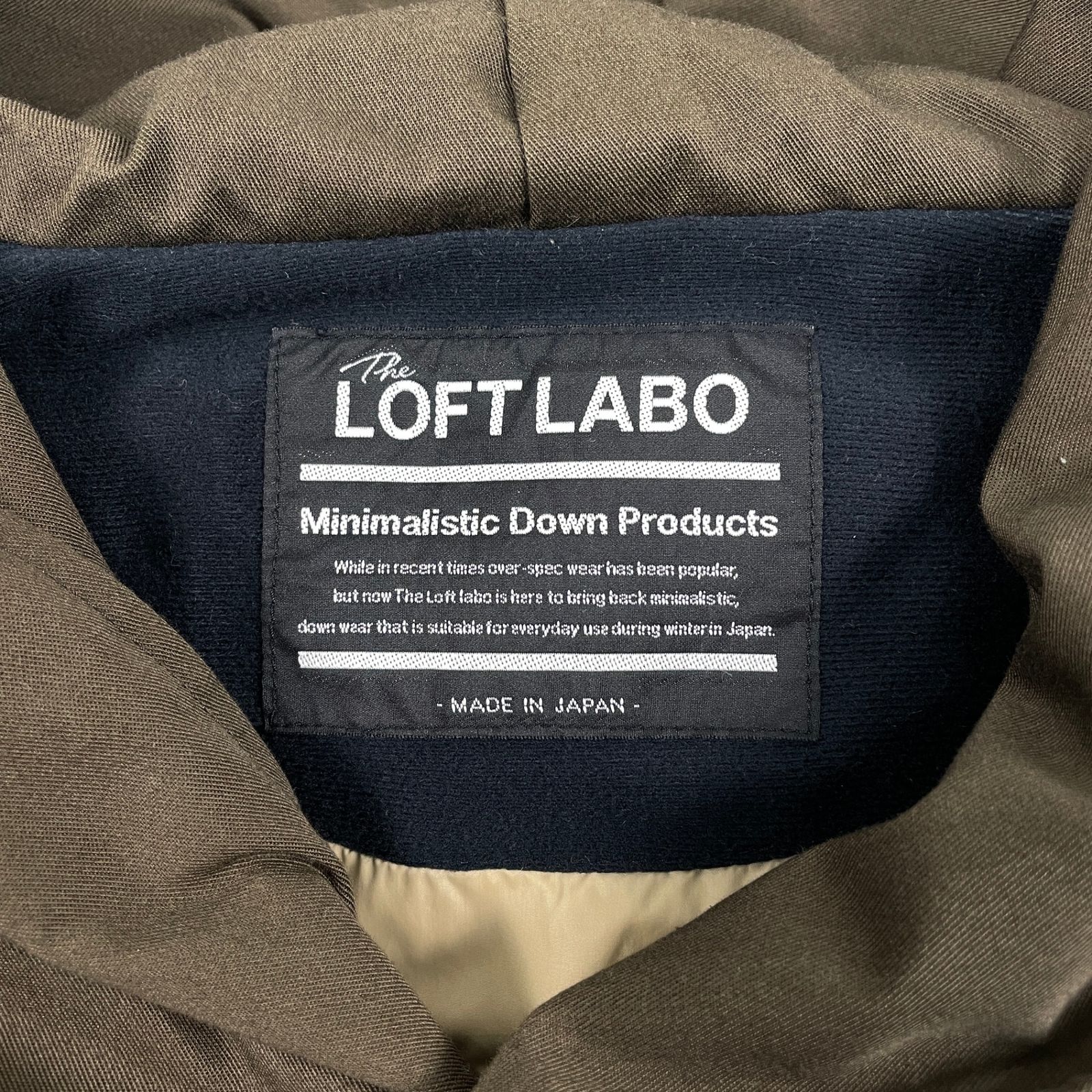 THE LOFT LABO ロフトラボ TL15FJK04 フーデッドロングダウンコート