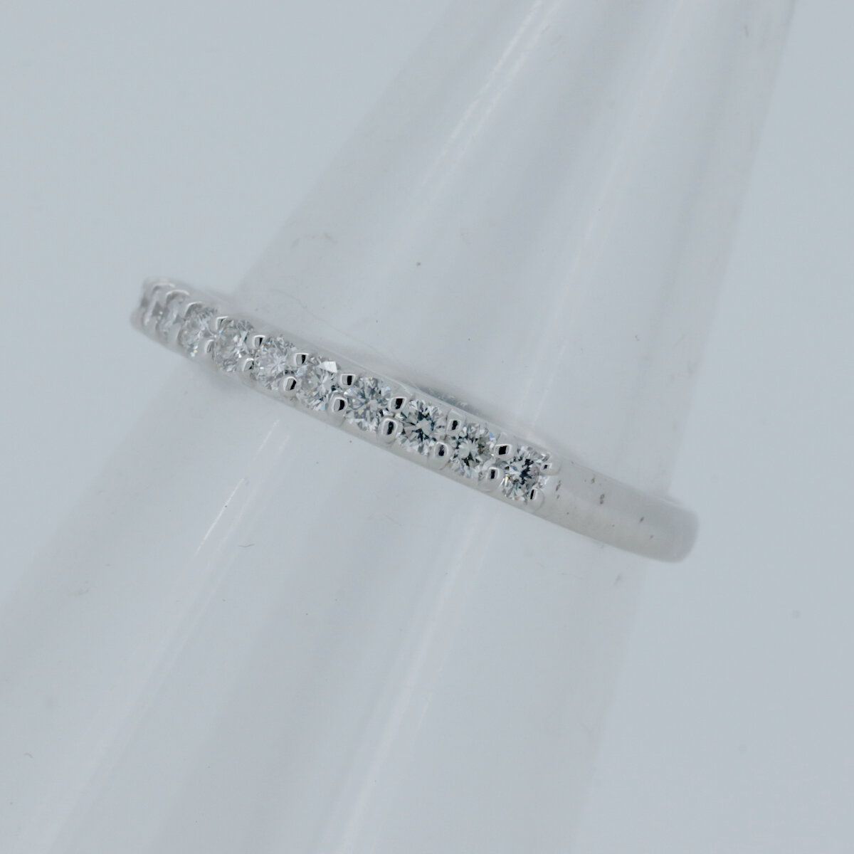 ポンテベッキオK18ダイヤハーフエタニティリング、PG7501.8g0.35ct