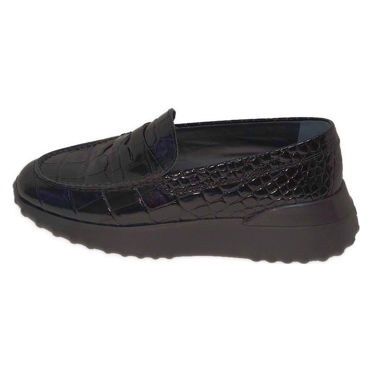 TOD'S トッズ ローファー エナメル ブラック 34 トッズ ローファー レディース ブランド TOD'S レザー XXW54K0HN90