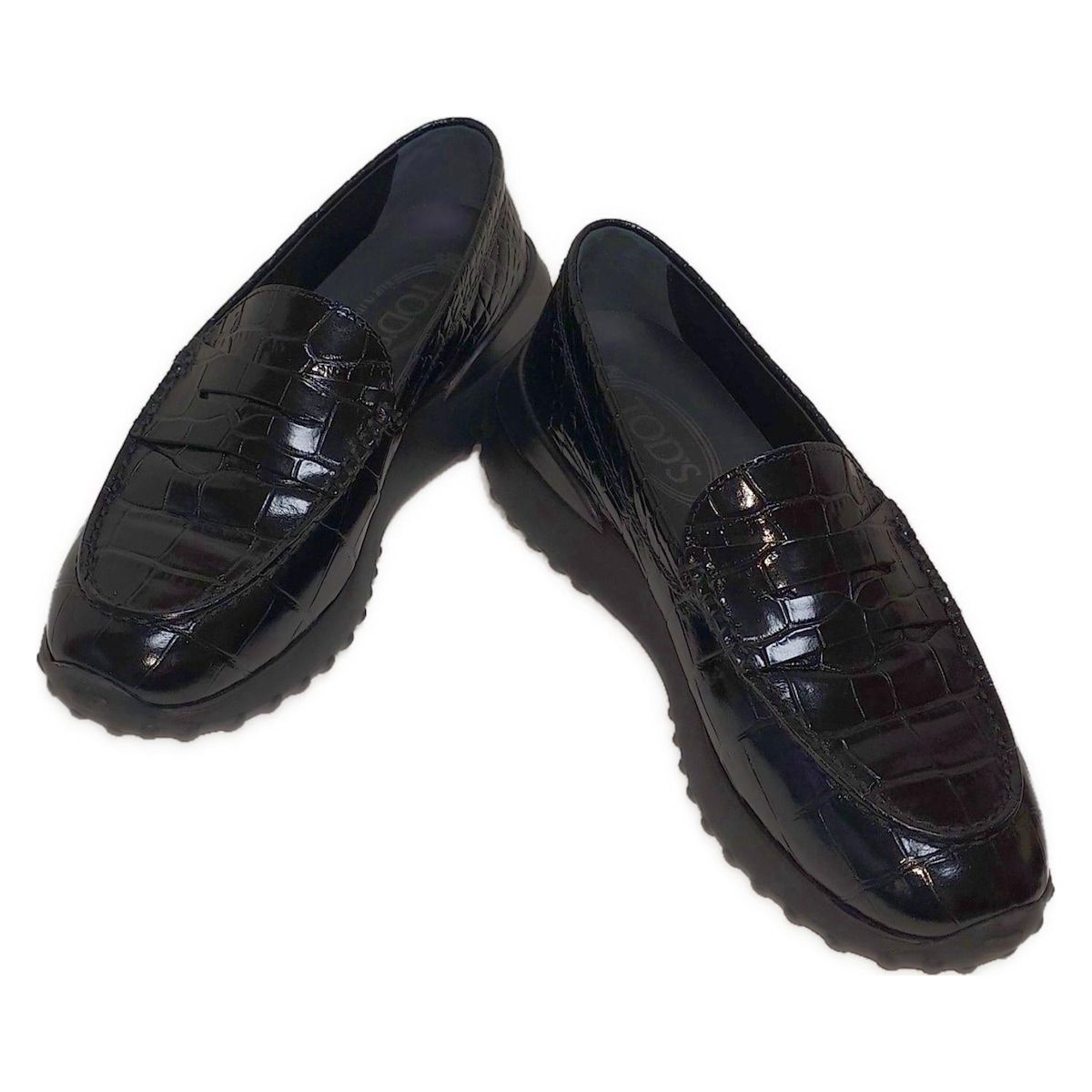 TOD'S トッズ ローファー エナメル ブラック 34 TOD'S トッズ ローファー エナメル ブラック 34 最新