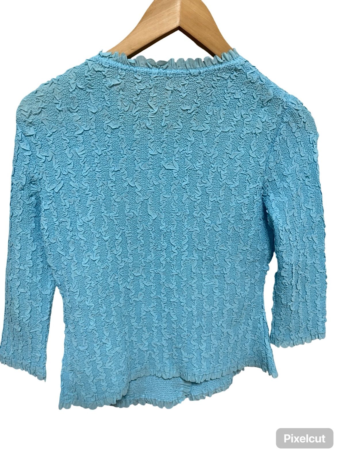 NOKO OHNO ノコオーノ プリーツ カーディガン コサージュ付き お花