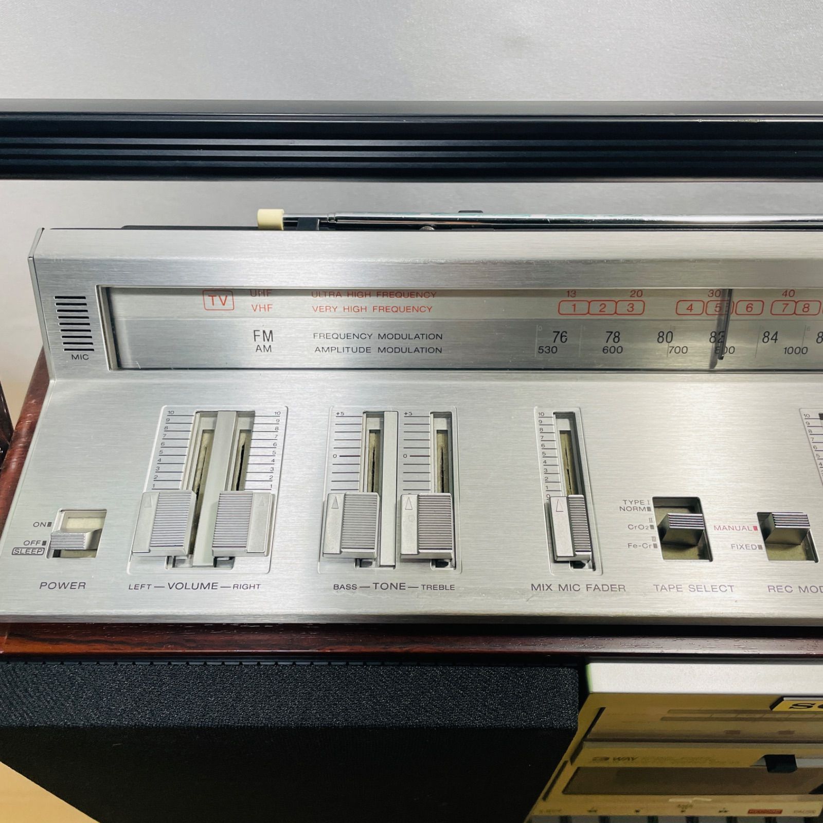 ラジカセ ZILBAP ジルバップ CFS-V8　 ジャンク ジャンク】ソニー SONY ZILBA'P ジルバップ ラジカセ CFS-V8 - メルカリ