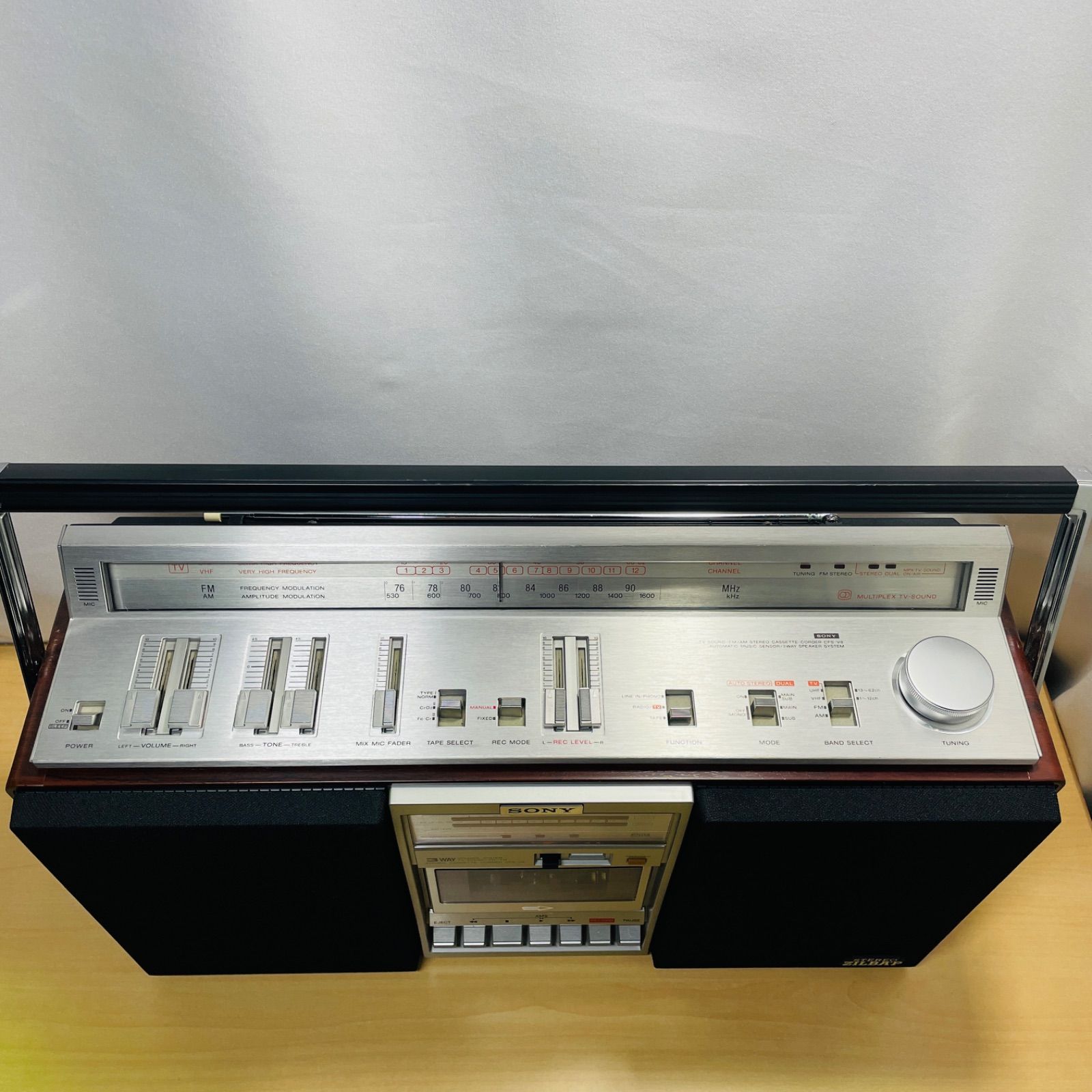 ジャンク】ソニー SONY ZILBA'P ジルバップ ラジカセ CFS-V8 - メルカリ