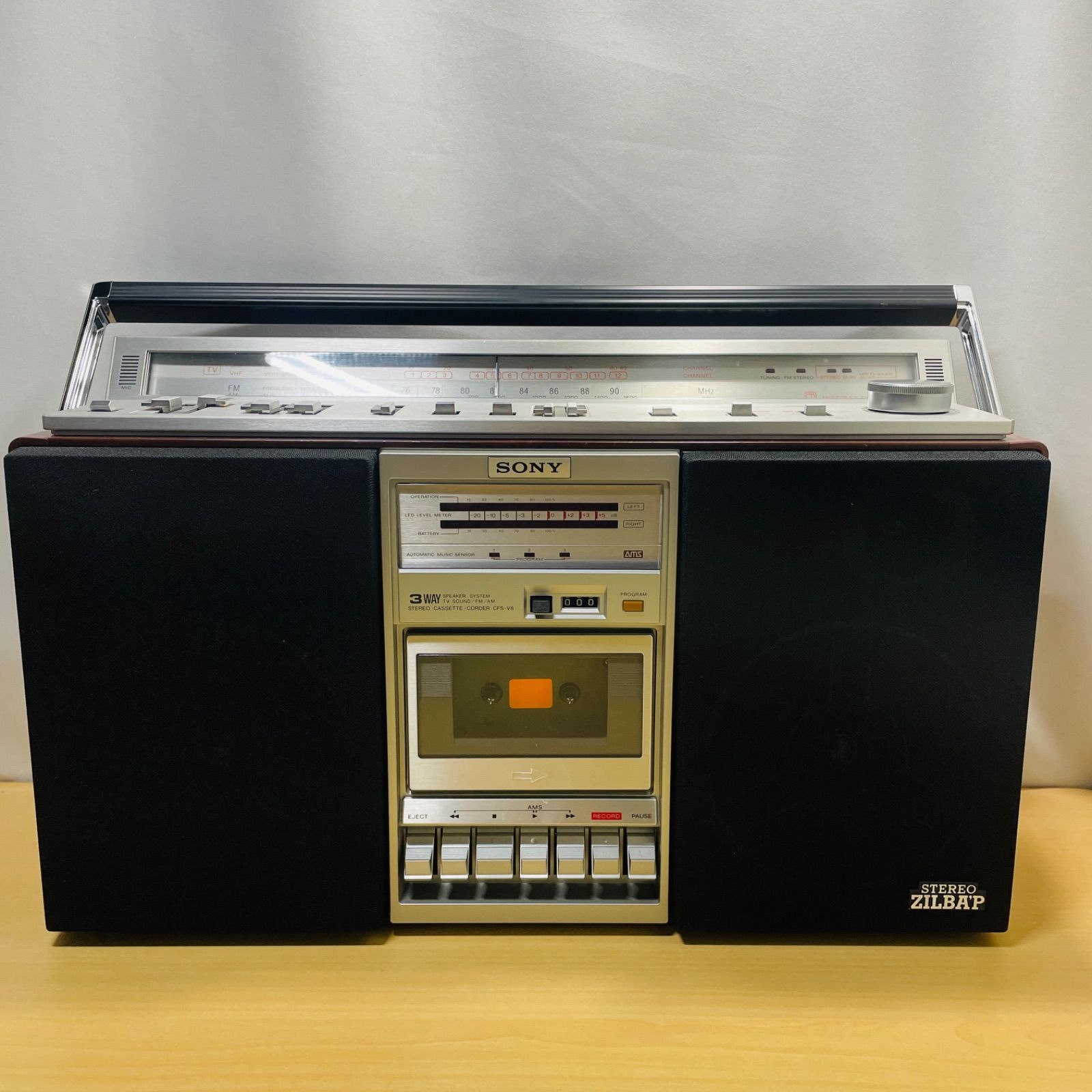 ジャンク】ソニー SONY ZILBA'P ジルバップ ラジカセ CFS-V8 - メルカリ