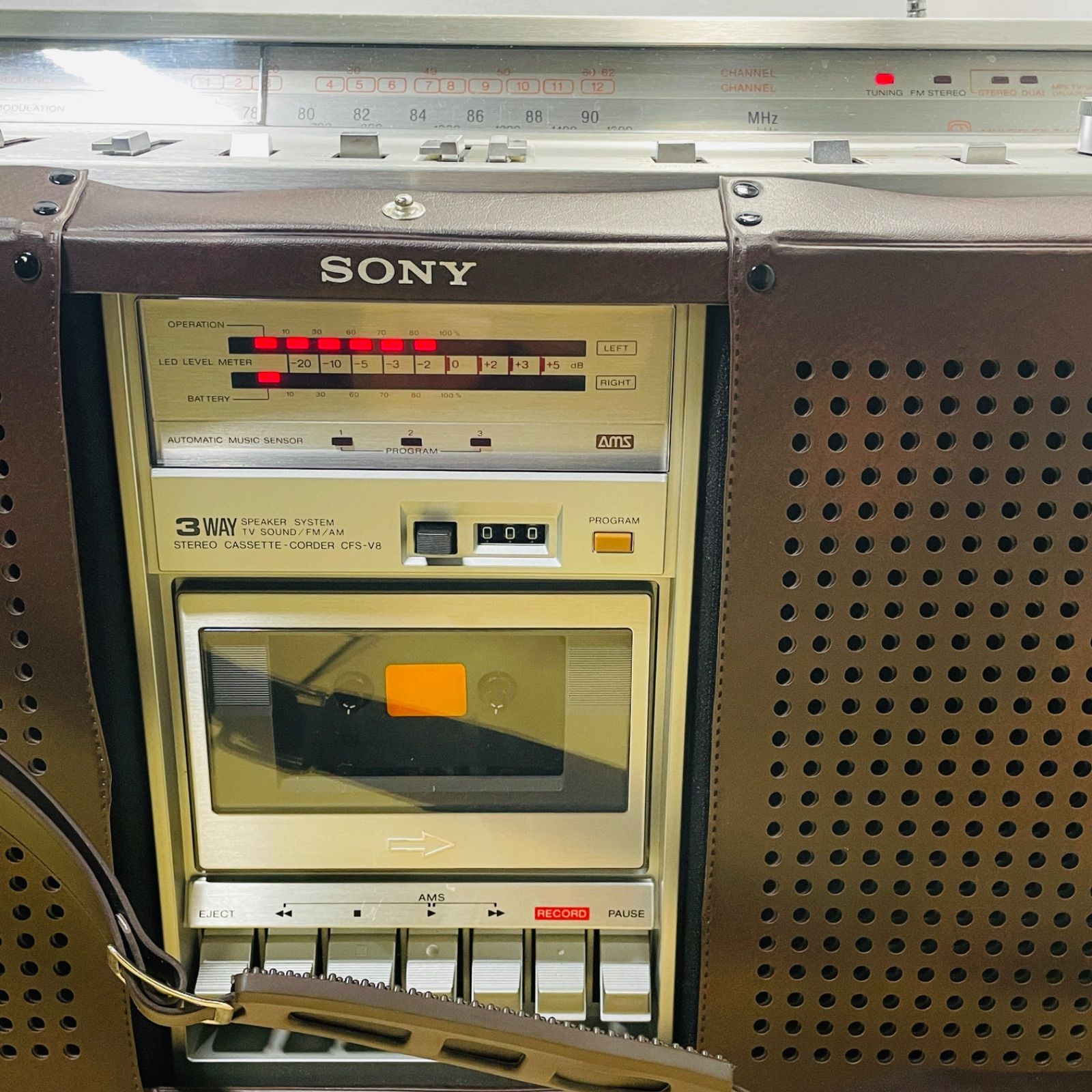 ジャンク】ソニー SONY ZILBA'P ジルバップ ラジカセ CFS-V8 - メルカリ