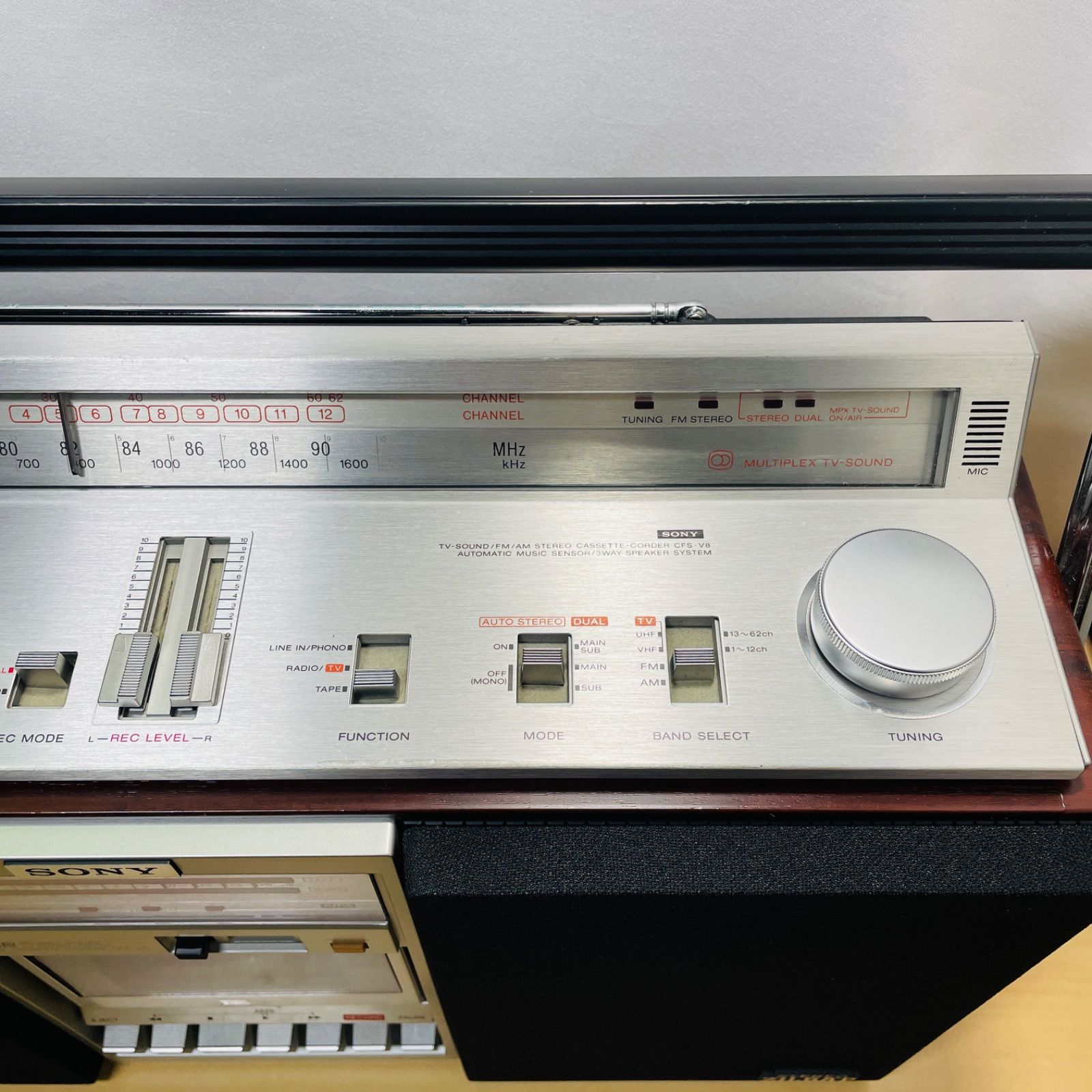 ジャンク】ソニー SONY ZILBA'P ジルバップ ラジカセ CFS-V8 - メルカリ