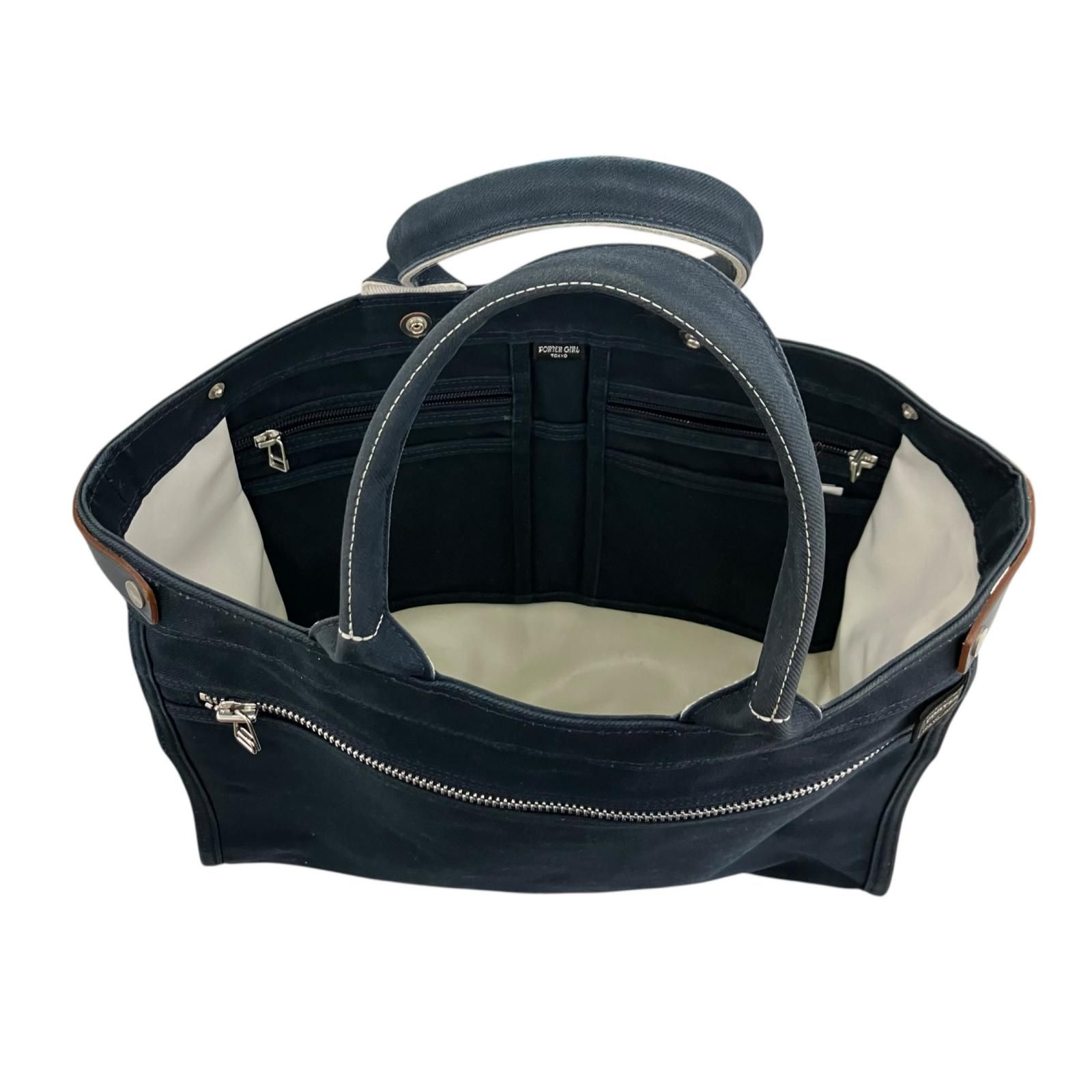 ポーター　PORTER ネイビー トートバッグ 186005 PORTER ポーター トートバッグ ネイキッド ポーターガール