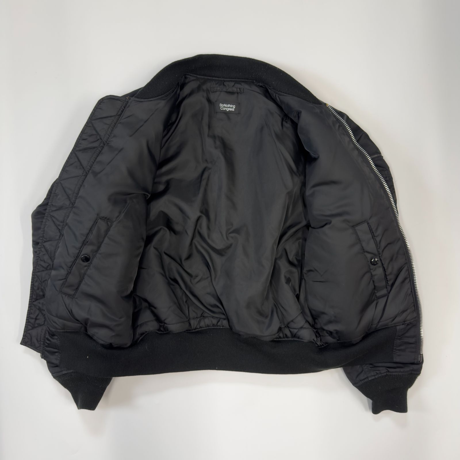 Do Nothing Congress MA-1 フライトジャケット ブラック Do Nothing