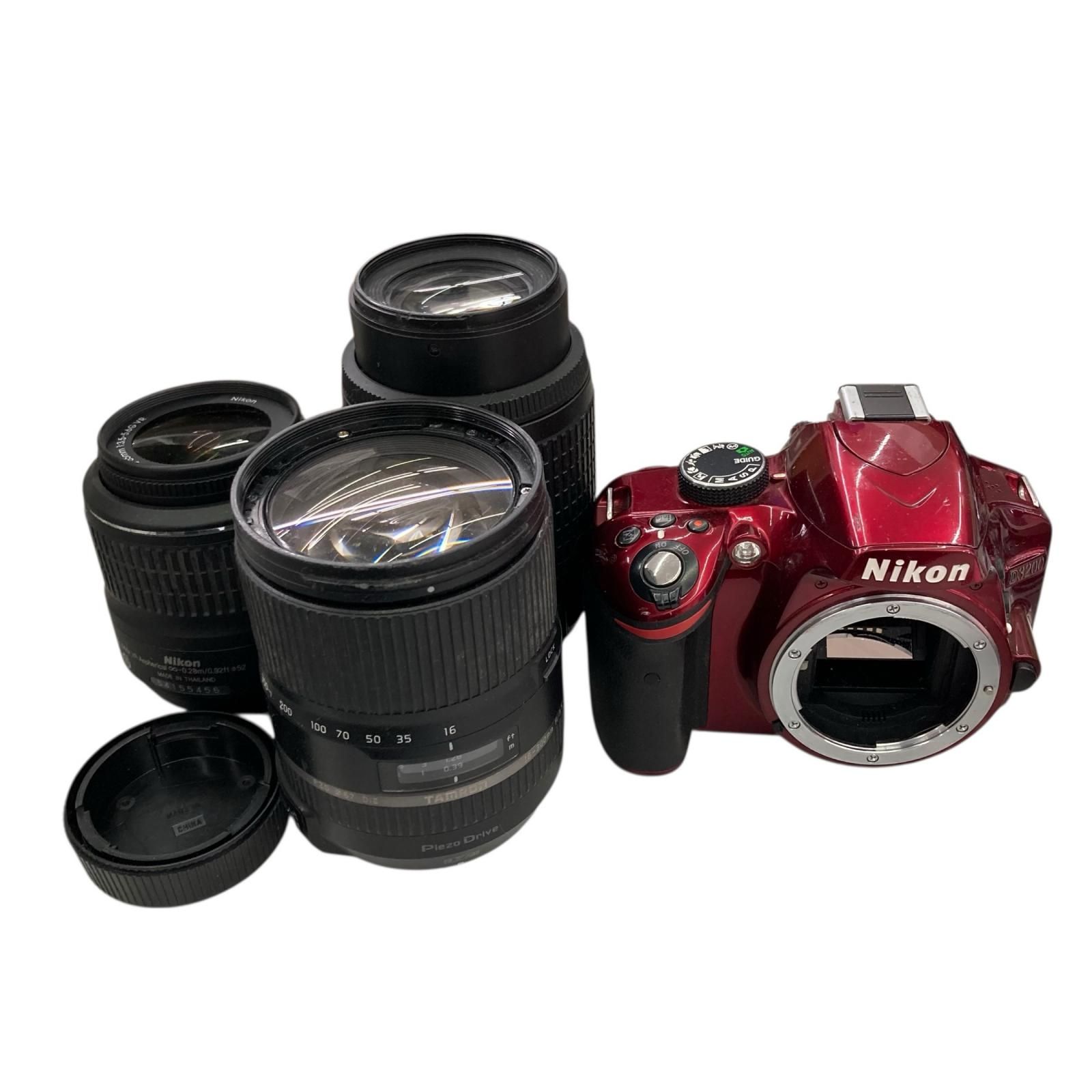 完全動作品　Nikon D3200 デジタル一眼レフカメラ レッド Amazon | Nikon デジタル一眼レフカメラ D3200 ボディー レッド