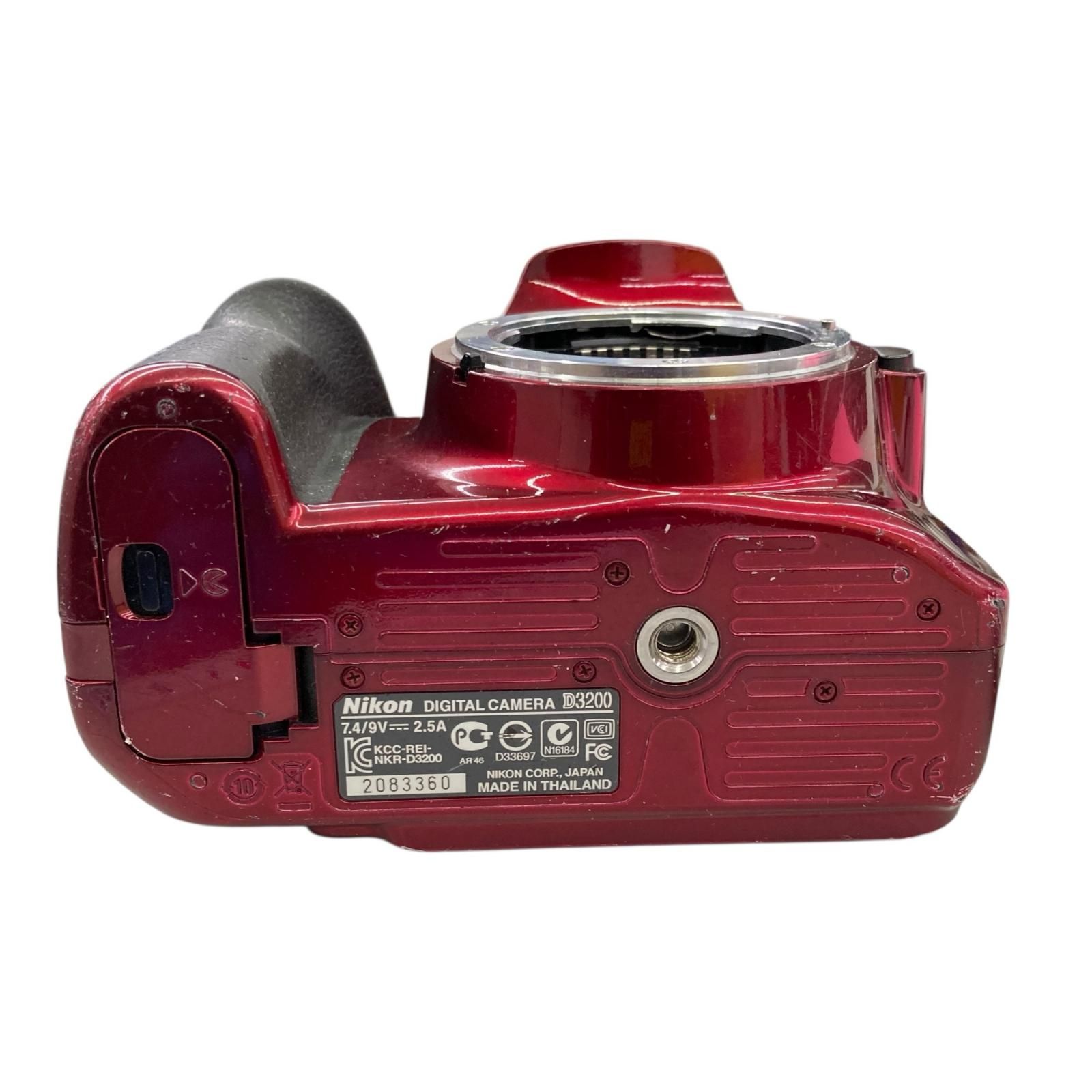 Y*i様 Nikon D3200 デジタル一眼レフカメラ レッド　撮影可能 186000 動作未確認 Nikon ニコン デジタル一眼レフカメラ D3200 レッド