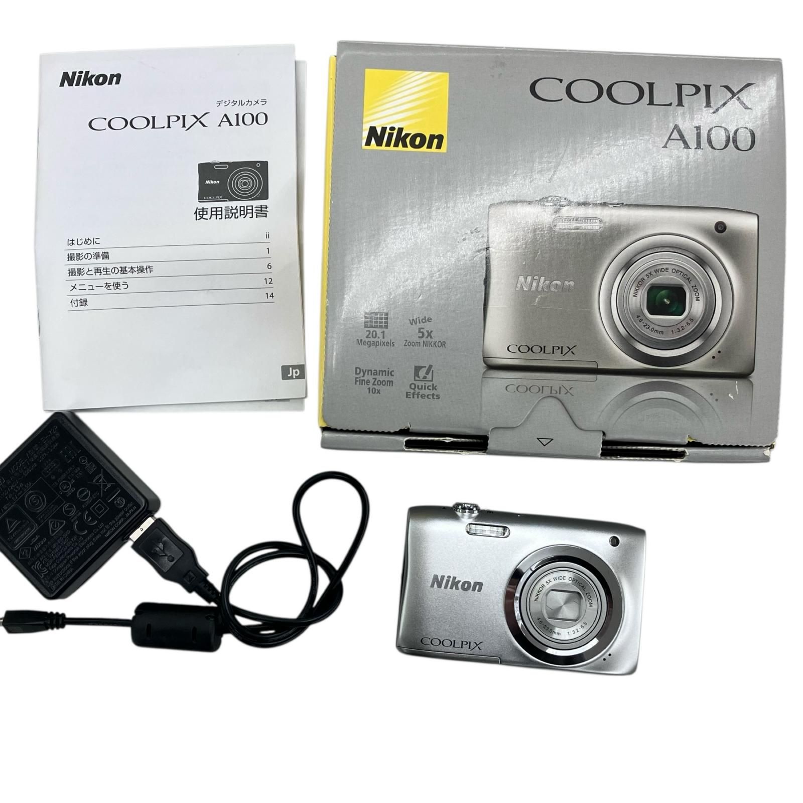 186000 動作確認済み Nikon ニコン デジタルカメラ COOLPIX A100
