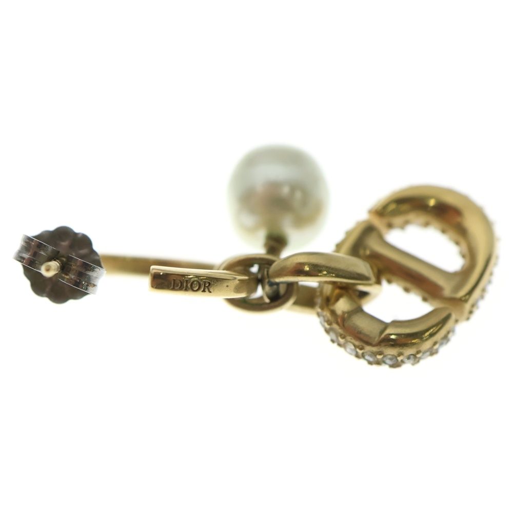 Christian Dior (クリスチャンディオール) CDロゴ ラインストーン