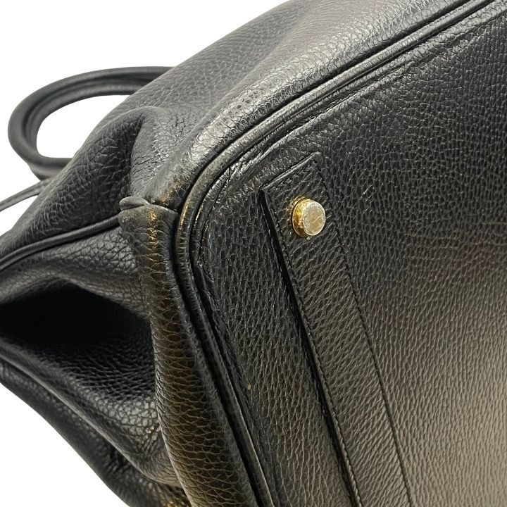 HIGH-CLASS ハイクラス ハンドバッグ レザー ブラック 40サイズ カデナ