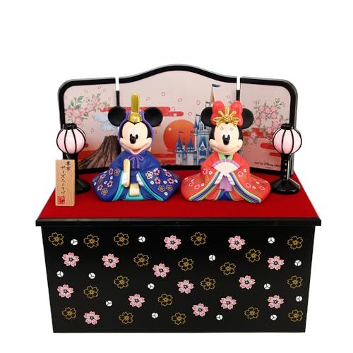 ミッキー＆ミニー ひな人形 台付きひな飾り 2024年最新【東京