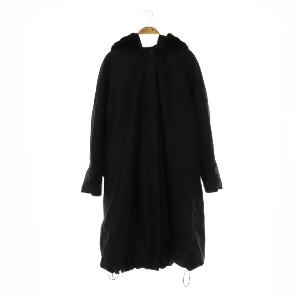 ヨンファ YONFA 裏ボアコート フーディー アウター M ブラック /CX  