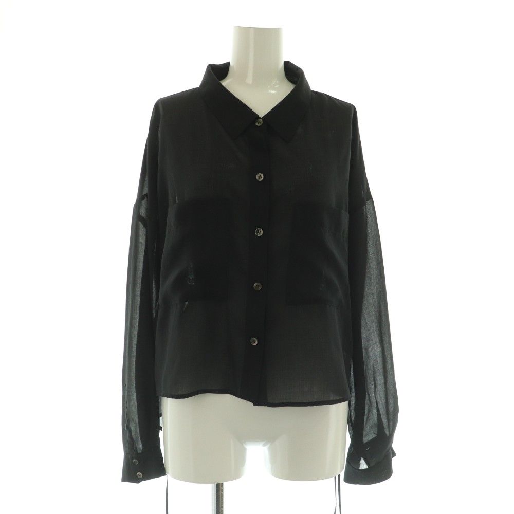 ピンキー&ダイアン ピンダイ PINKY&DIANNE シアーシャツ 長袖 ドロスト