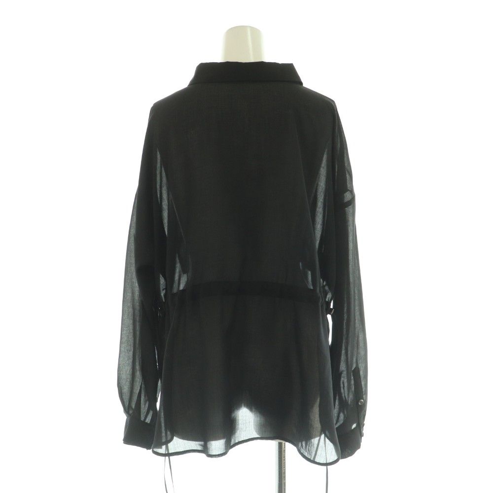 ピンキー&ダイアン ピンダイ PINKY&DIANNE シアーシャツ 長袖 ドロスト