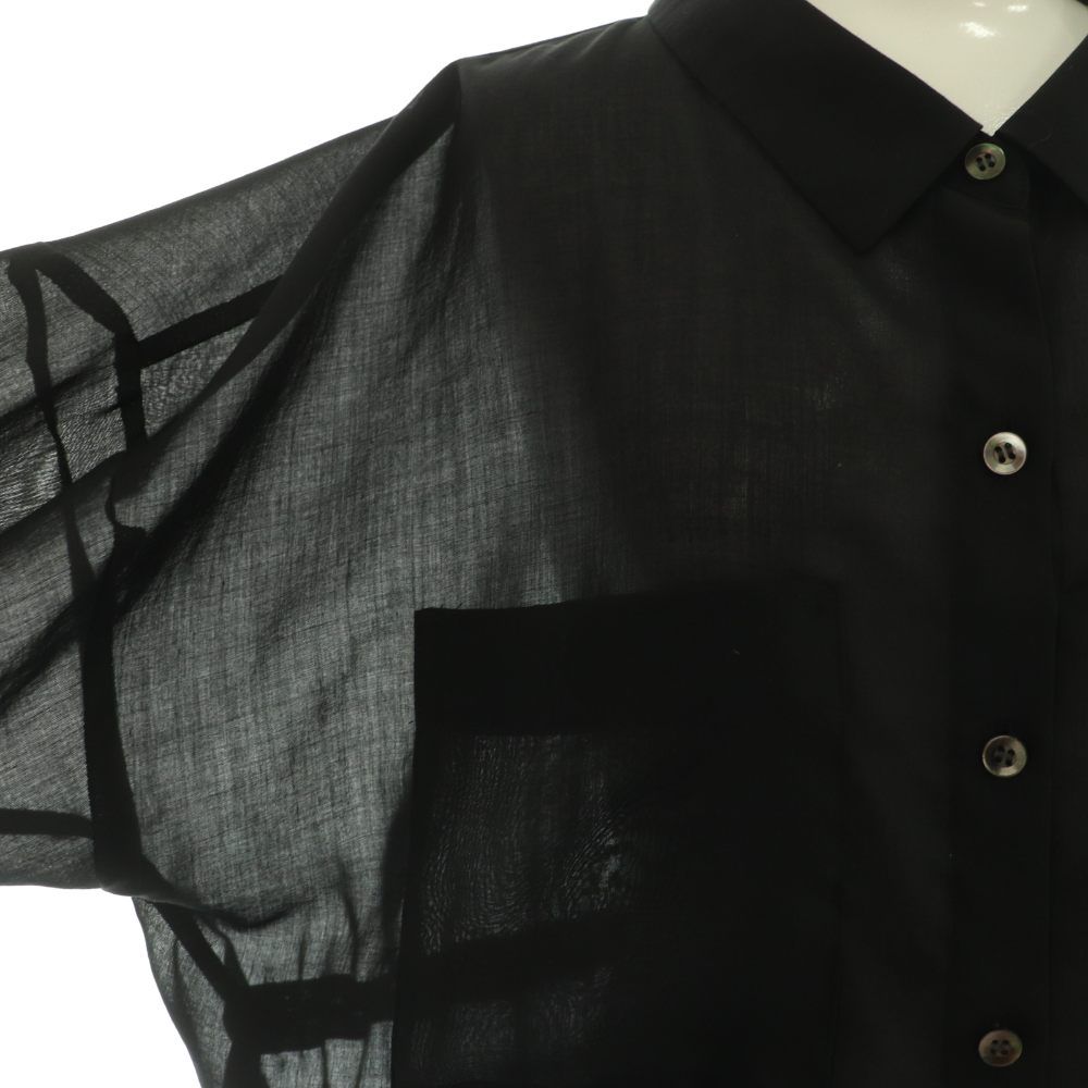 ピンキー&ダイアン ピンダイ PINKY&DIANNE シアーシャツ 長袖 ドロスト