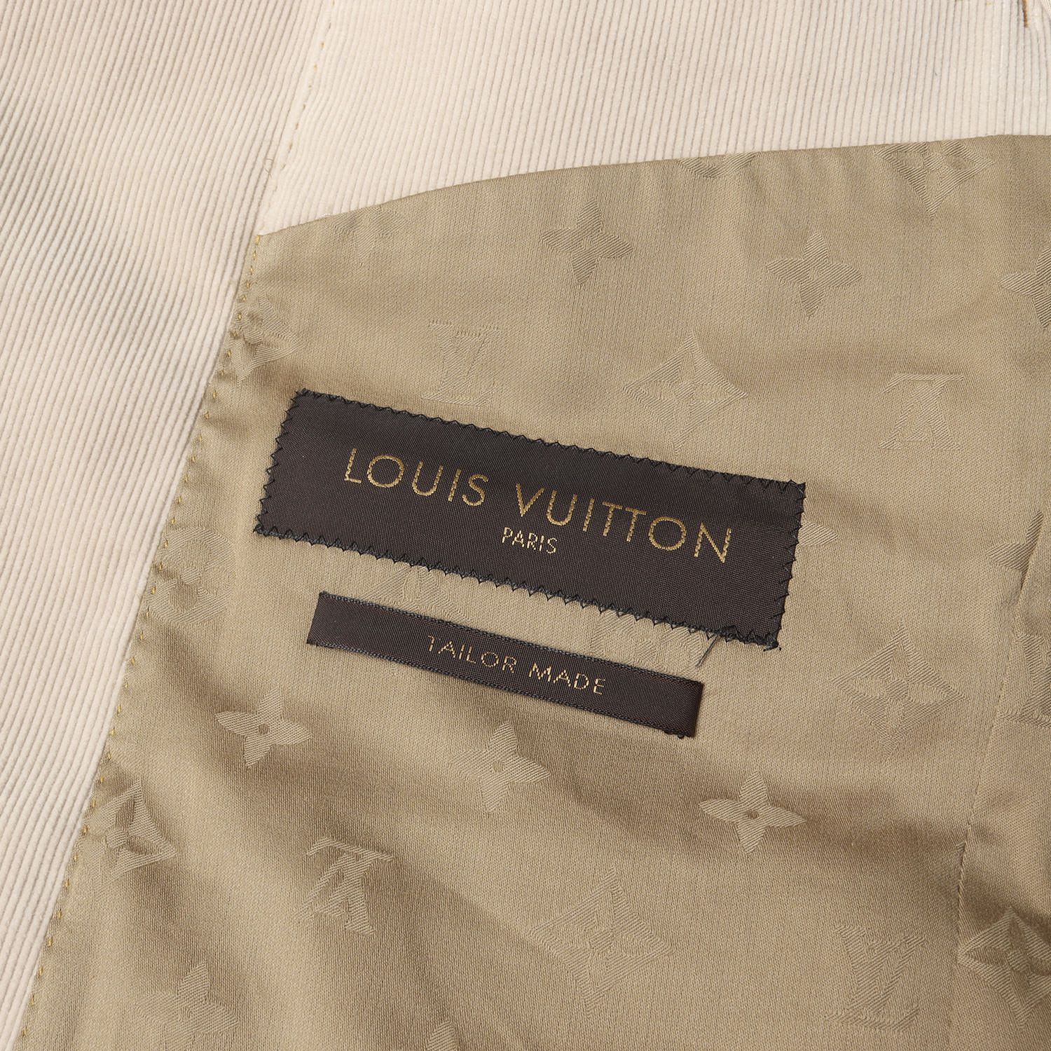 LOUIS VUITTON ルイヴィトン ジャケット ライトベージュ サイズ:52 