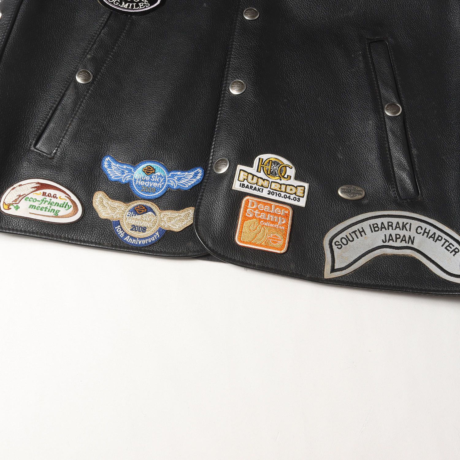 HARLEY-DAVIDSON ハーレーダビッドソン ベスト ブラック 黒 サイズ:XL