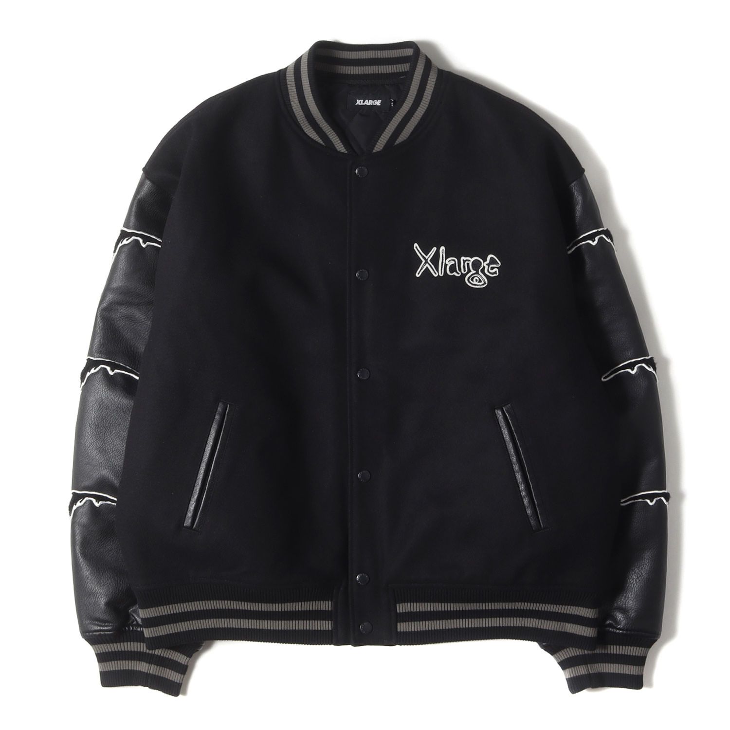 X-LARGE エクストララージ スタジャン ブラック 黒 サイズ:XL | 近年