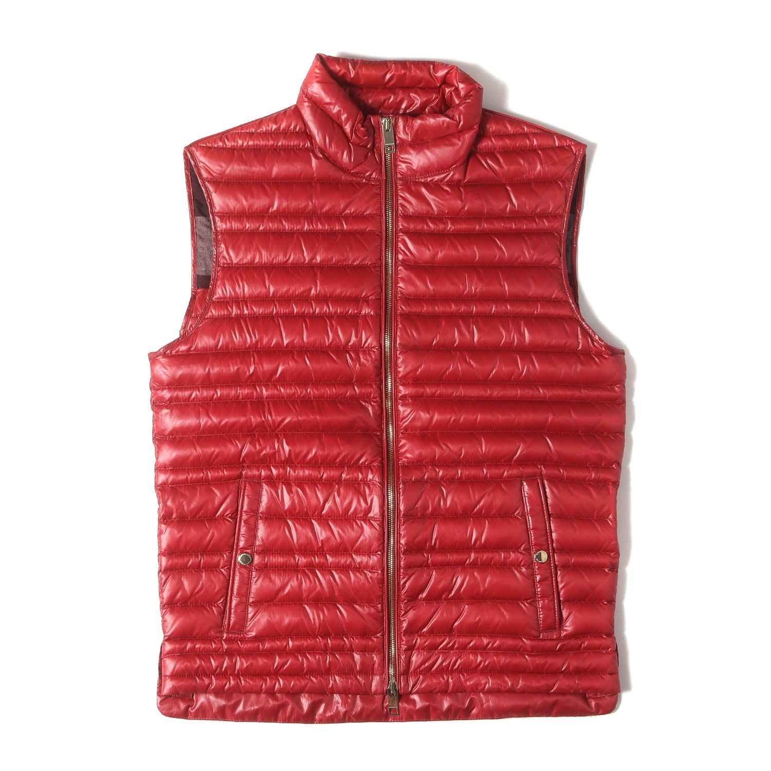 BURBERRY バーバリー ベスト レッド サイズ:S | 裏地チェック ライト