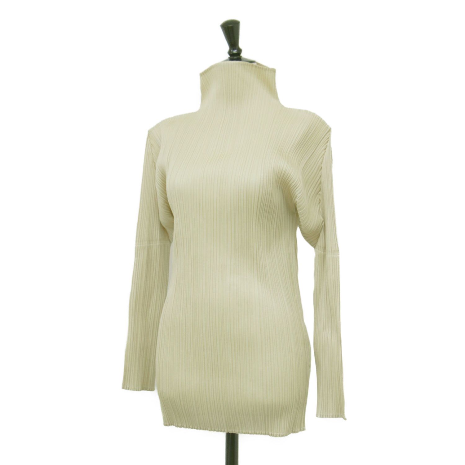 PLEATS PLEASE プリーツプリーズ ブラウス ベージュ サイズ:3(L 