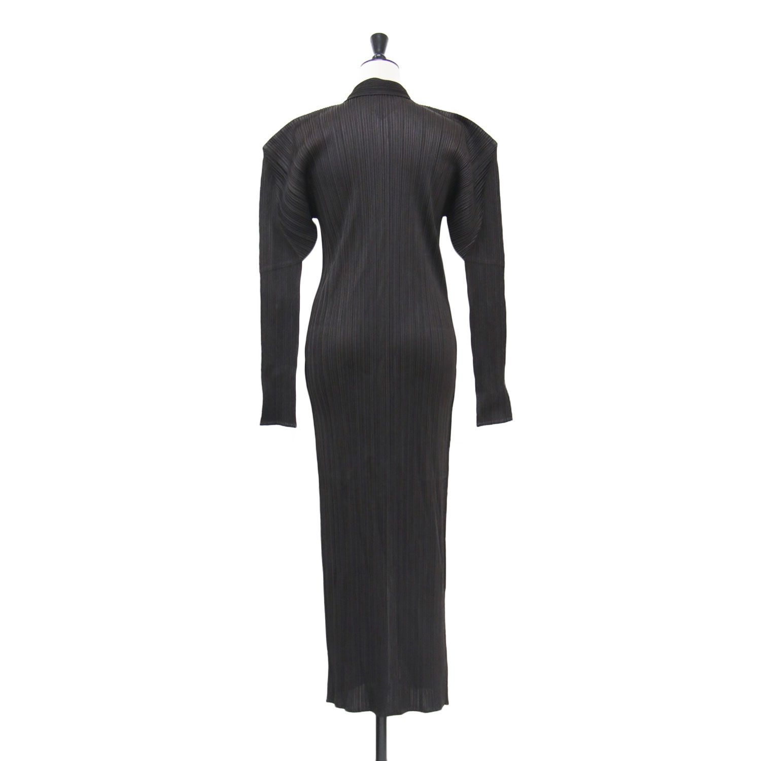 PLEATS PLEASE プリーツプリーズ ワンピース ダークブラウン サイズ:4
