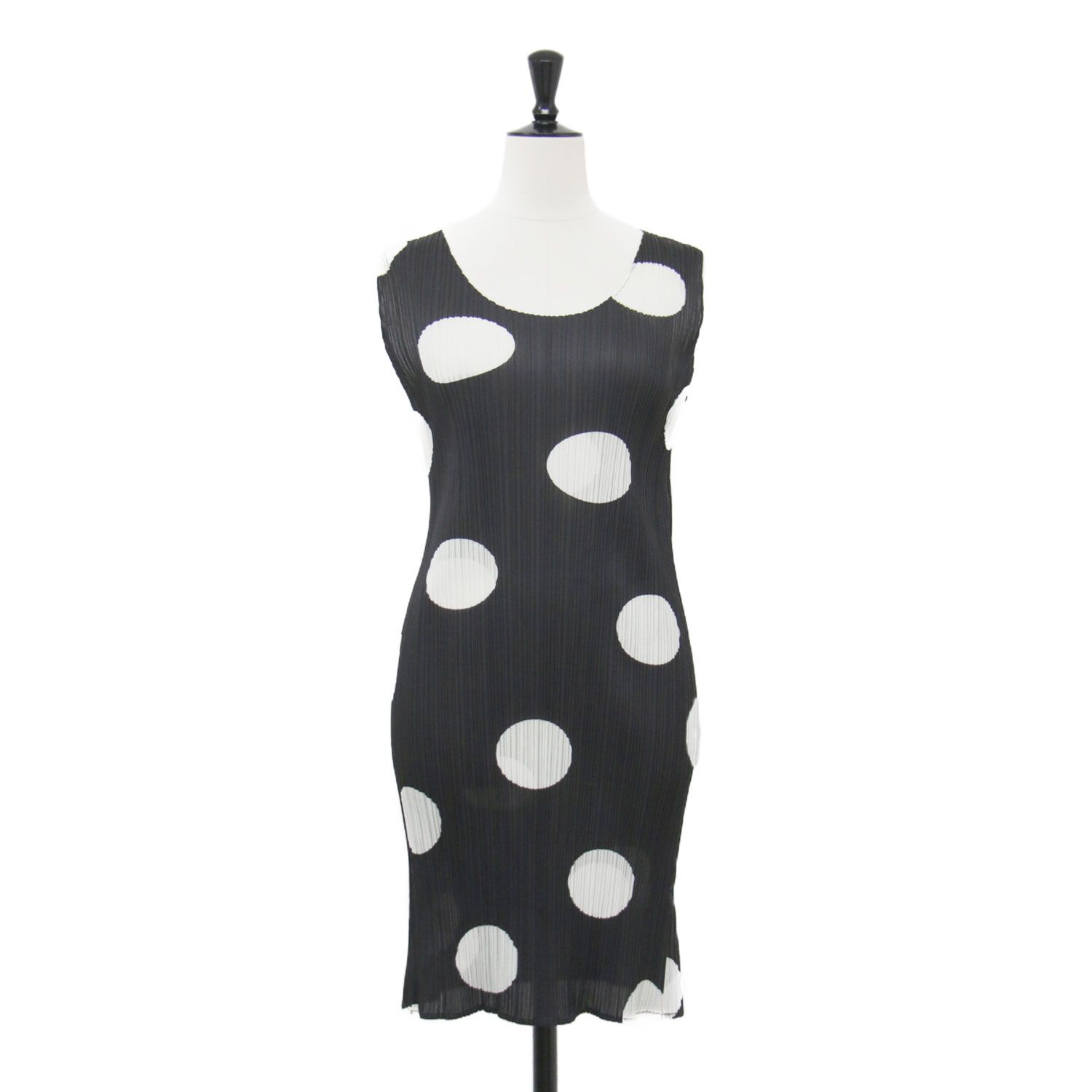 PLEATS PLEASE プリーツプリーズ チュニック ブラック ホワイト 黒白