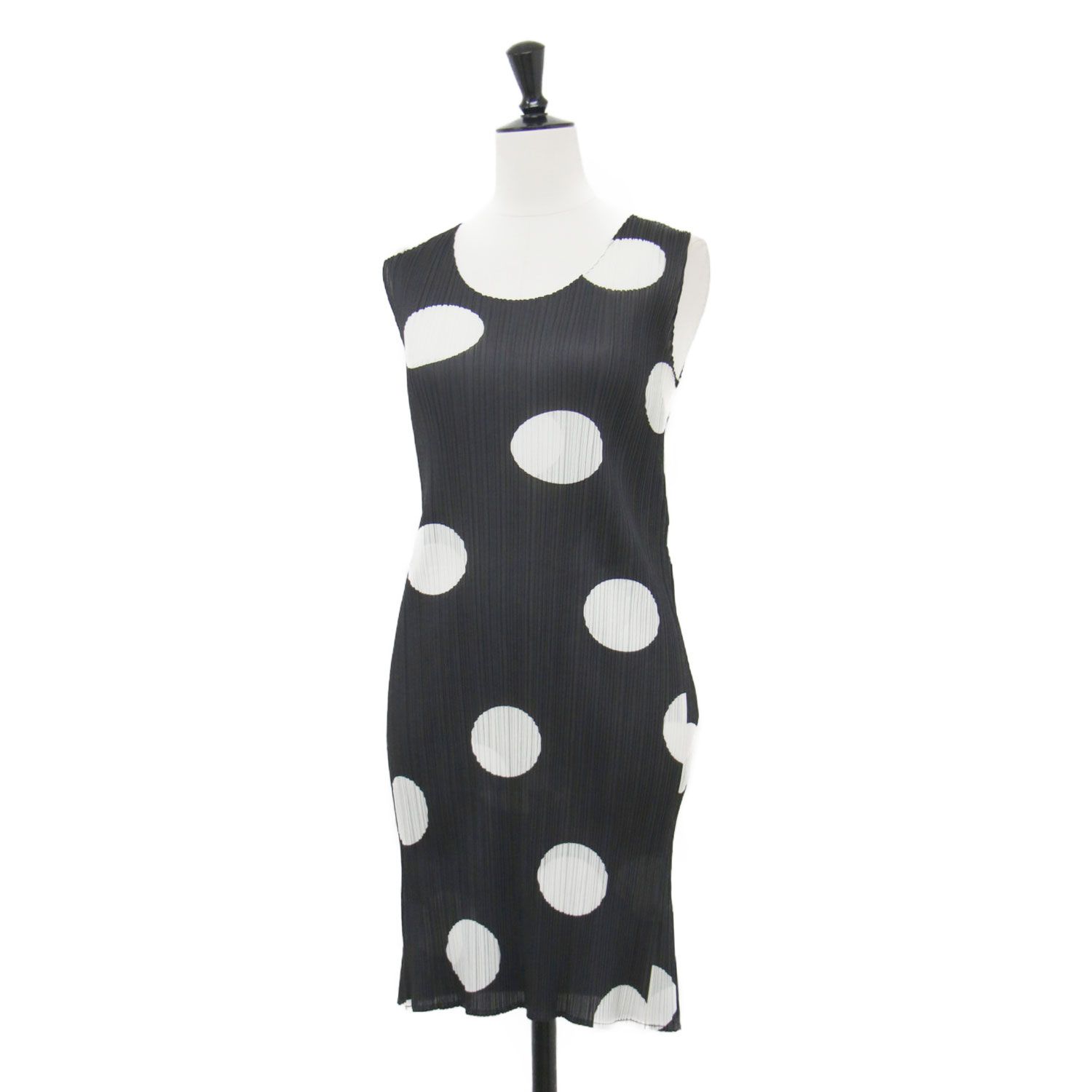 PLEATS PLEASE プリーツプリーズ チュニック ブラック ホワイト 黒白