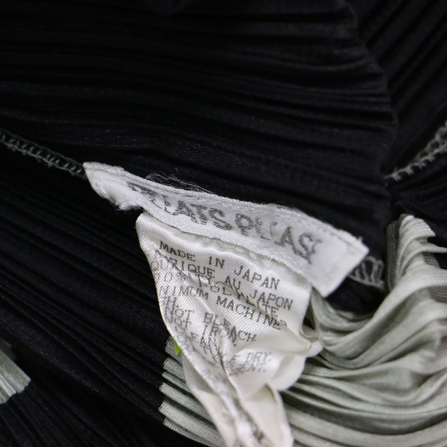 PLEATS PLEASE プリーツプリーズ チュニック ブラック ホワイト 黒白